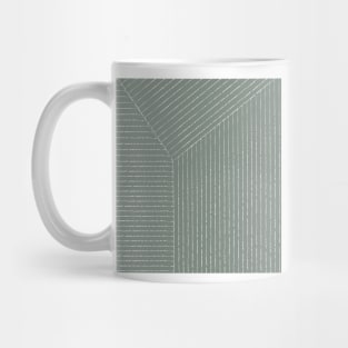 Lines (Pastel Green) Mug